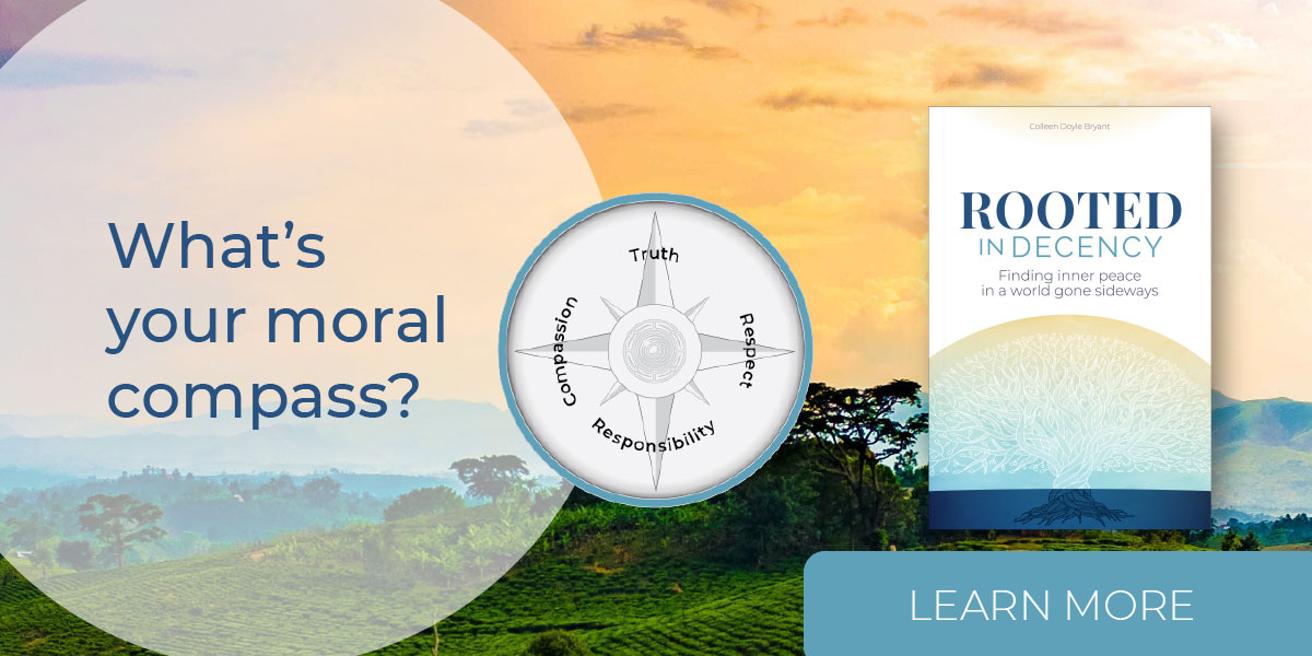 Rooted in Decency book on core values and moral compass